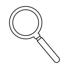 search magnifying glass icon vector illustration design