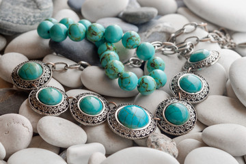 украшение на гальке