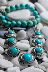 украшение на гальке