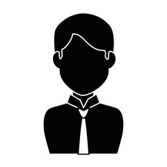 elegant businessman avatar character vector illustration design