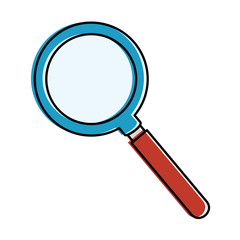 search magnifying glass icon vector illustration design