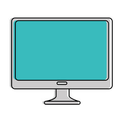 monitor computer isolated icon vector illustration design