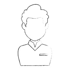 elegant businessman avatar character vector illustration design