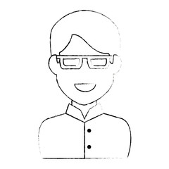 Obraz premium elegant businessman avatar character vector illustration design