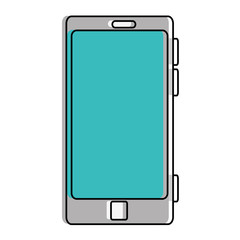 smartphone device isolated icon vector illustration design
