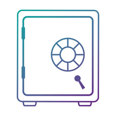 safe box isolated icon vector illustration design