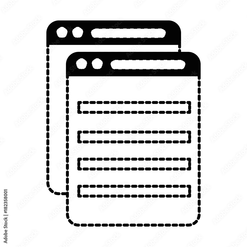 Poster document files isolated icon vector illustration design