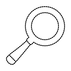 search magnifying glass icon vector illustration design