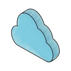 cloud  vector illustration