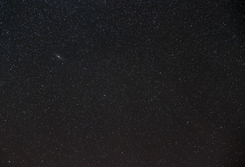 Constellations Andromeda and Pegasus in the background of a dark starry night sky © NRoytman Photography