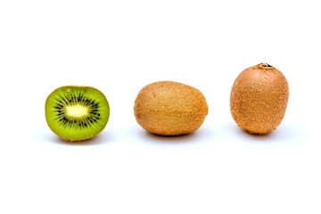 Obraz premium Kiwi fruit isolated on white isolated background
