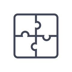 puzzle game pieces icon