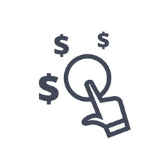 pay per click icon