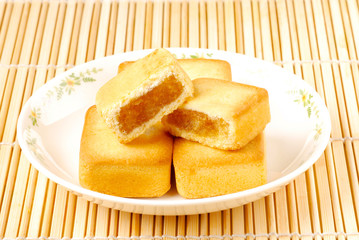 Taiwan famous dessert - pineapple cake 