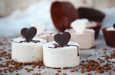 holiday cake. delicious, sweet dessert.