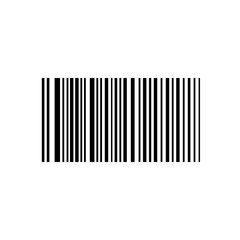 Barcode. Bar code for web. Simple icon isolated on white background