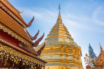 Wat Phra That Doi Suthep or often called Doi Suthep temple, Chiang Mai ,Thailand. Asia,on 25 Dec 2016