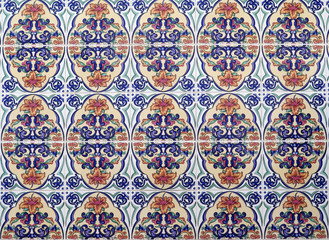 Front wall tiles in Andalusian Village