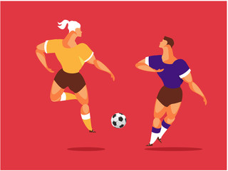 Soccer player sports