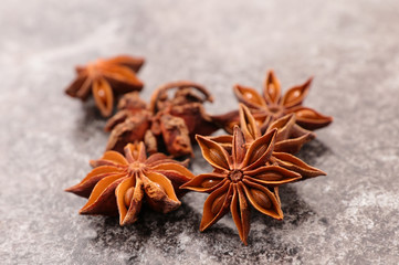 close up on anise