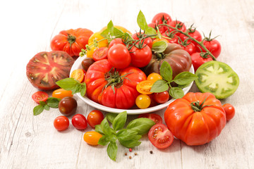 Fototapeta na wymiar assorted tomatoes