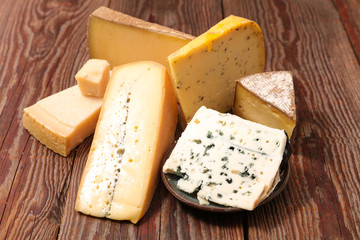 variety of cheese