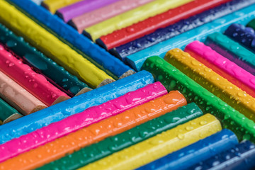 color pencils background.