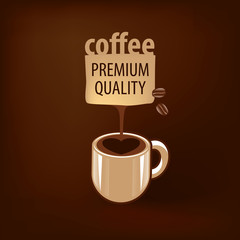 vector logo for coffee