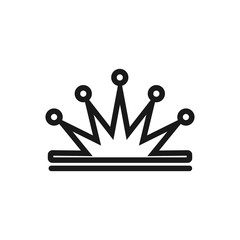 linear crown icon