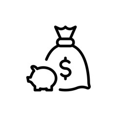 Money bag icon