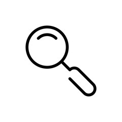 Magnifier flat icon