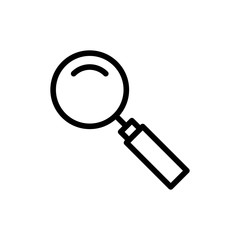 Magnifier flat icon