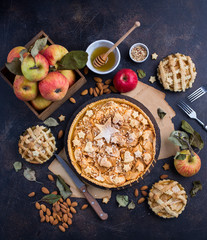 Homemade apple pie