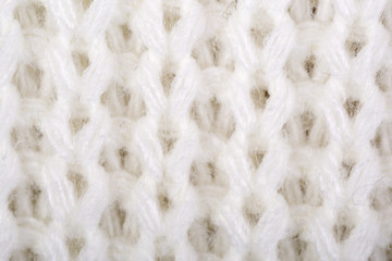 White fabric background