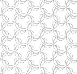 Seamless vector light ornament. Modern background. Geometric modern pattern