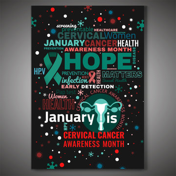 Cervical cancer concept