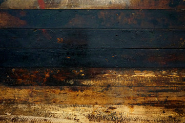 Dreckiges Holz braun und schwarz als rustikale Textur