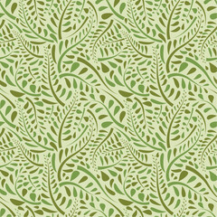 Stylish organic background. Seamless pattern.Vector. スタイリッシュ植物パターン