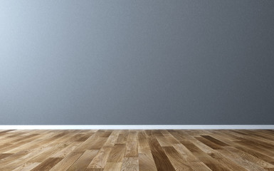 Empty wall in living room - 3d rendering