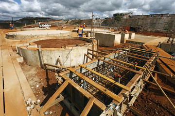 Industrial building construction