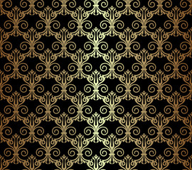 gold vintage pattern