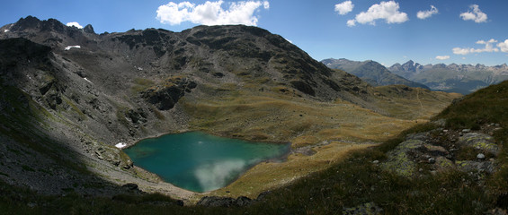 Fototapeta na wymiar Lej Languard, Engadin, Graubünden