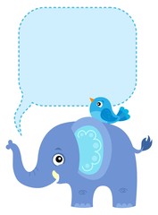 Elephant with copyspace theme 1