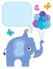 Elephant with copyspace theme 3