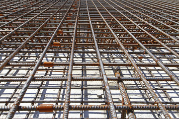 Urban construction buildings foundation