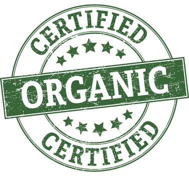 Certified Organic Round Stamp