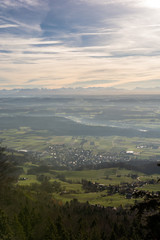 Fototapeta premium Aussicht vom berg