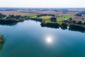 Baggersee von oben