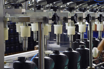 Fototapeta premium Lubricating oil industry for engines