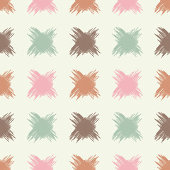 Seamless geometric pattern. Blots pattern. Scribble texture. Textile rapport.
